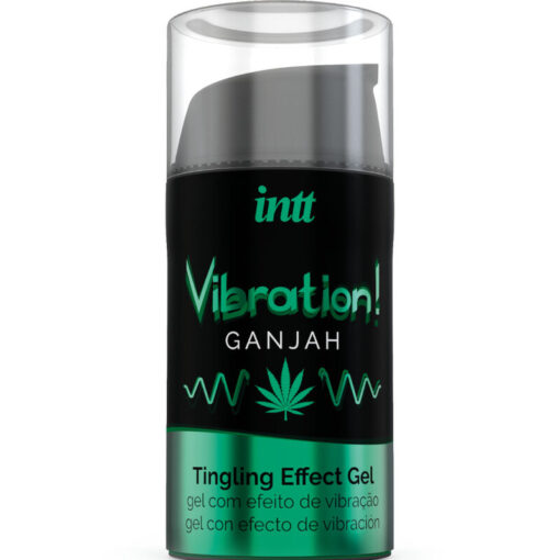 INTT – POTENTE ESTIMULANTE ÍNTIMO GEL VIBRADOR LIQUIDO CANNABIS 15ML - intimamenities.com