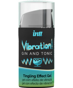 INTT – POTENTE ESTIMULANTE ÍNTIMO GEL VIBRADOR LIQUIDO GIN & TONIC 15ML - intimamenities.com