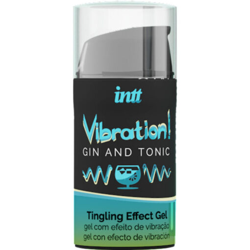 INTT – POTENTE ESTIMULANTE ÍNTIMO GEL VIBRADOR LIQUIDO GIN & TONIC 15ML - intimamenities.com