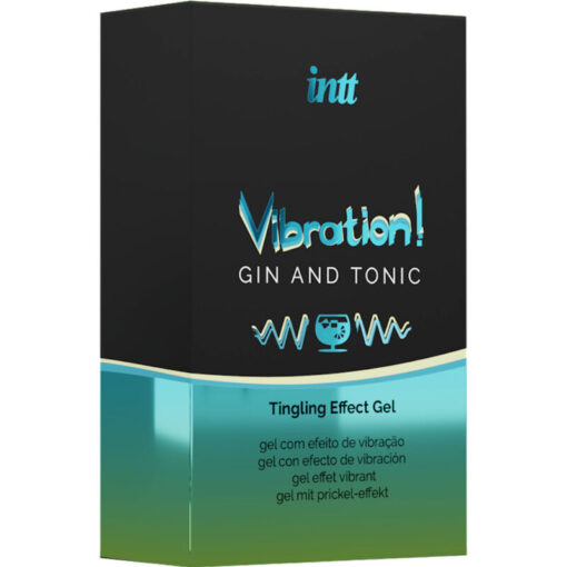 INTT – POTENTE ESTIMULANTE ÍNTIMO GEL VIBRADOR LIQUIDO GIN & TONIC 15ML - intimamenities.com