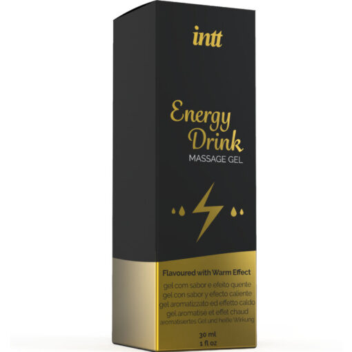 INTT MASSAGE & ORAL SEX – GEL DE MASAJE CON SABOR A BEBIDA ENERGETÍCA Y EFECTO CALOR - intimamenities.com