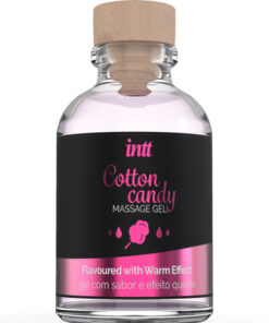 INTT MASSAGE & ORAL SEX – GEL DE MASAJE CON SABOR A ALGODÓN DE AZUCAR Y EFECTO CALOR - intimamenities.com