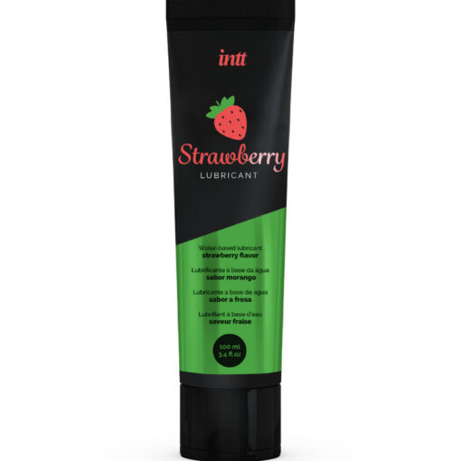 INTT LUBRICANTS – LUBRICANTE ÍNTIMO BASE DE AGUA SABOR A FRESA - intimamenities.com