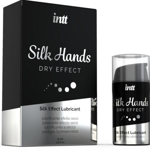 INTT LUBRICANTS – SILK HANDS LUBRICANTE FORMULA CONCENTRADA DE SILICONA 15 ML - intimamenities.com