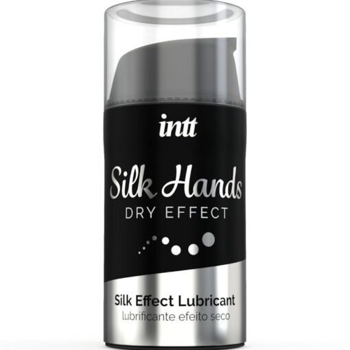 INTT LUBRICANTS – SILK HANDS LUBRICANTE FORMULA CONCENTRADA DE SILICONA 15 ML - intimamenities.com