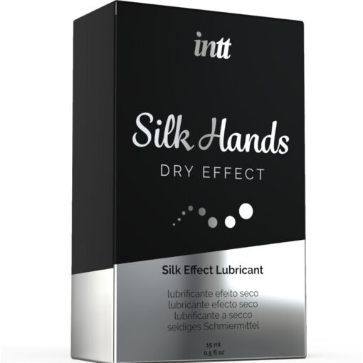 INTT LUBRICANTS – SILK HANDS LUBRICANTE FORMULA CONCENTRADA DE SILICONA 15 ML - intimamenities.com