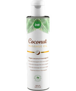 INTT – ACEITE DE MASAJE VEGANO DULCE CON SABOR A COCO RELAJANTE - intimamenities.com