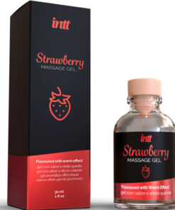 INTT MASSAGE & ORAL SEX – GEL DE MASAJE SABOR A FRESA EFECTO CALOR - intimamenities.com