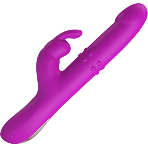 PRETTY LOVE – REESE VIBRADOR CON ROTACIÓN MORADO - intimamenities.com