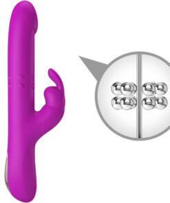 PRETTY LOVE – REESE VIBRADOR CON ROTACIÓN MORADO - intimamenities.com
