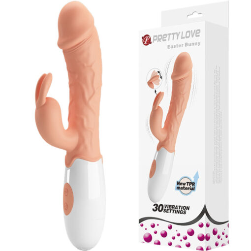 PRETTY LOVE – EASTER BUNNY VIBRADOR CON ESTIMULADOR - intimamenities.com