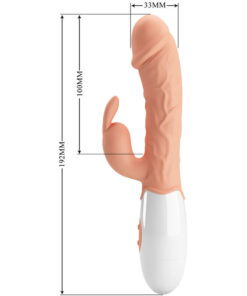 PRETTY LOVE – EASTER BUNNY VIBRADOR CON ESTIMULADOR - intimamenities.com
