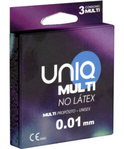 UNIQ – MULTI PRESERVATIVOS SIN LATEX 3 UNIDADES - intimamenities.com