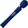 FUN FACTORY – VIM WAND RUMBLE VIBRADOR RECARGABLE SILICONA AZUL MEDIANOCHE - intimamenities.com