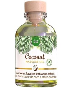 INTT – GEL DE MASAJE VEGANO CON SABOR A COCO Y EFECTO CALOR - intimamenities.com