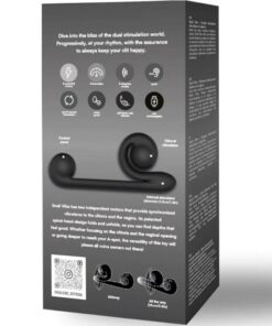 SNAIL VIBE – VIBRADOR MULTIACCION NEGRO - intimamenities.com