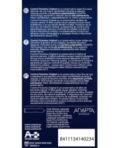 CONTROL – FINISSIMO PRESERVATIVOS 12 UNIDADES - intimamenities.com