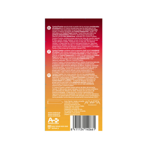 CONTROL – FUSSION PRESERVATIVOS 12 UNIDADES - intimamenities.com