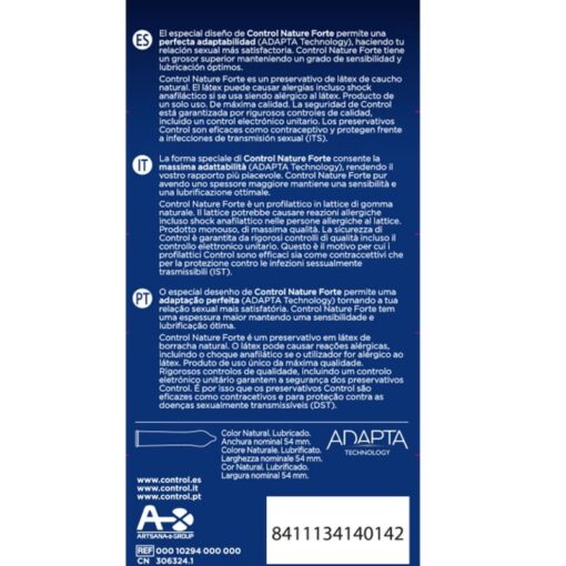 CONTROL – FORTE 12 UNIDADES - intimamenities.com