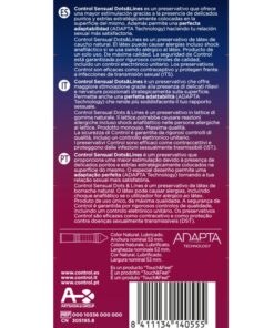 CONTROL – SENSUAL DOTS & LINES PUNTOS Y ESTRIAS 12 UDS - intimamenities.com
