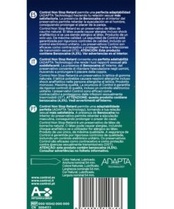 CONTROL – NON STOP RETARD PRESERVATIVOS 12 UNIDADES - intimamenities.com
