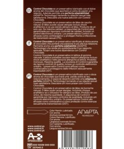 CONTROL – CHOCOLATE PRESERVATIVOS 12 UNIDADES - intimamenities.com
