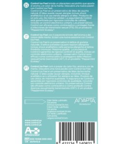 CONTROL – ICE FEEL PRESERVATIVOS EFECTO FRIO 10 UNIDADES - intimamenities.com