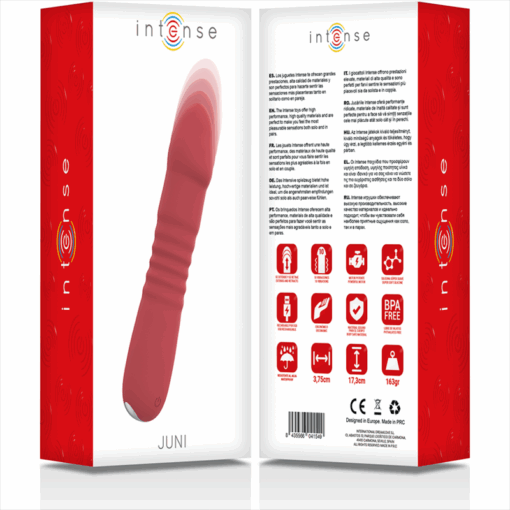 INTENSE – JUNI UP & DOWN 10 VIBRACIONES ROJO - intimamenities.com
