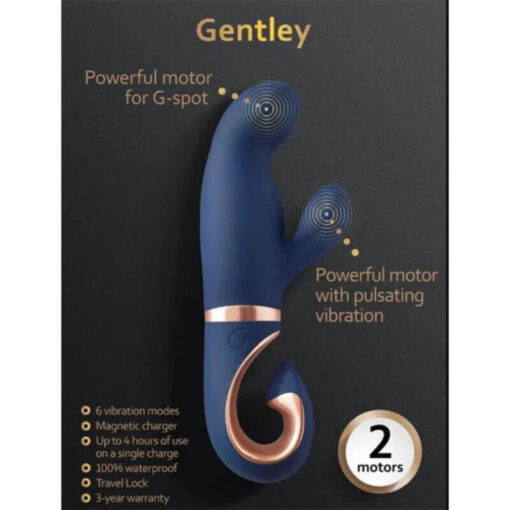 G-VIBE – GENTLEY G-SPOT VIBE AZUL CARIBE - intimamenities.com