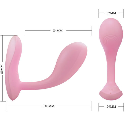 PRETTY LOVE – BAIRD G-SPOT 12 VIBRACIONES RECARGABLE ROSA APP - intimamenities.com