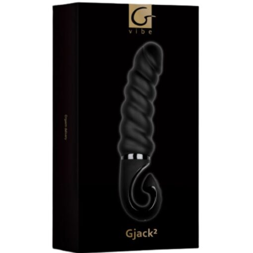 G-VIBE – G-JACK 2 – DILDO VIBRADOR NEGRO - intimamenities.com