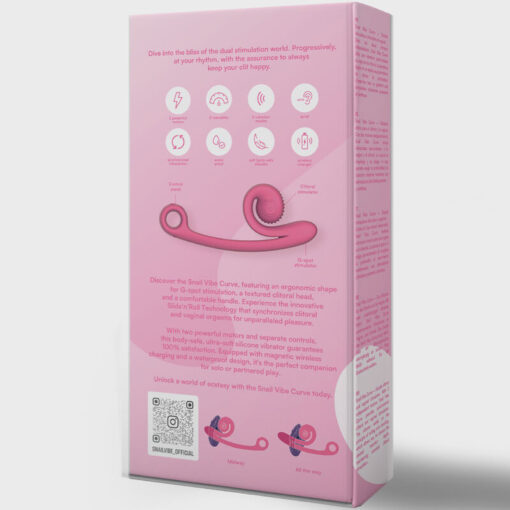 SNAIL VIBE – CURVE VIBRADOR ROSA - intimamenities.com