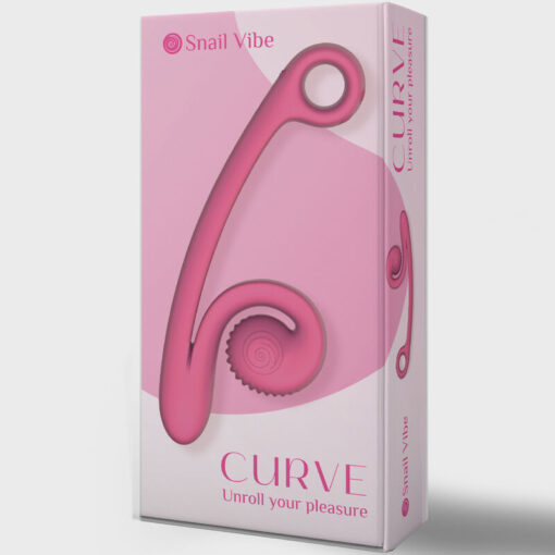 SNAIL VIBE – CURVE VIBRADOR ROSA - intimamenities.com