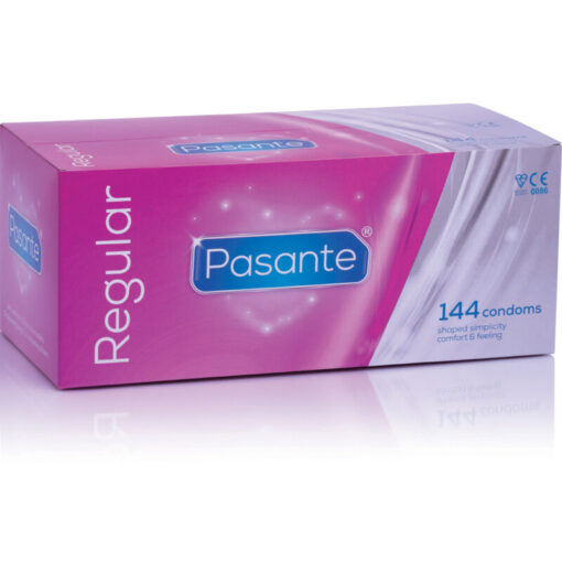 PASANTE – CONDOM GAMA REGULAR 144 UNIDADES - intimamenities.com