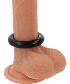 POWERING – SUPER FLEXIBLE Y RESISTENTE ANILLO PENE  4.5CM NEGRO - intimamenities.com
