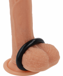 POWERING – SUPER FLEXIBLE Y RESISTENTE ANILLO PENE  4.5CM NEGRO - intimamenities.com