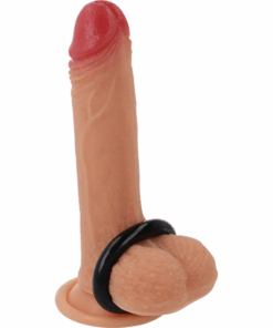 POWERING – SUPER FLEXIBLE Y RESISTENTE ANILLO PENE  4.5CM NEGRO - intimamenities.com