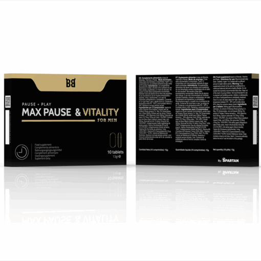 BLACK BULL – MAX PAUSE & VITALITY RETARDANTE PARA HOMBRE 10 CÁPSULAS - intimamenities.com