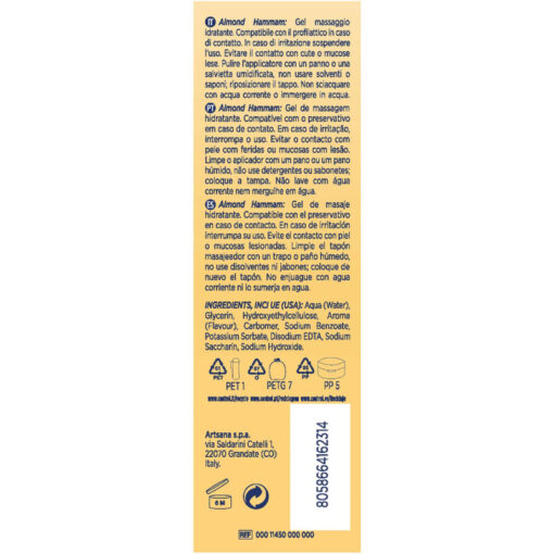 CONTROL – MASAJE GEL 3 EN 1 LECHE DE ALMENDRA 200 ML - intimamenities.com