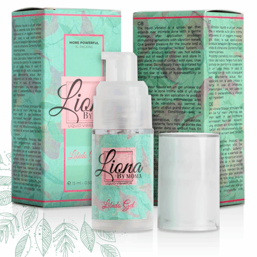 LIONA BY MOMA – VIBRADOR LIQUIDO LIBIDO GEL 15 ML - intimamenities.com