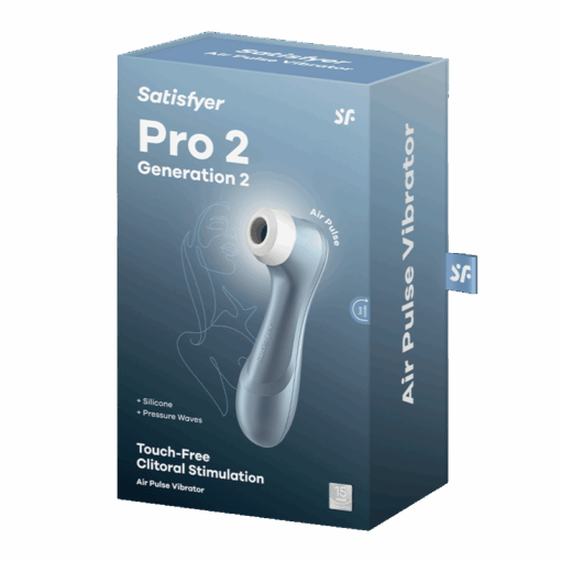SATISFYER – PRO 2 ESTIMULADOR AZUL - intimamenities.com