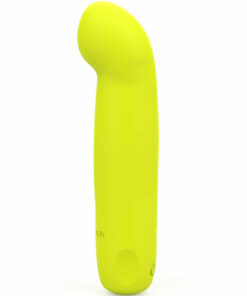 B SWISH – BCUTE CURVE INFINITE CLASSIC VIBRADOR RECARGABLE SILICONA AMARILLO - intimamenities.com