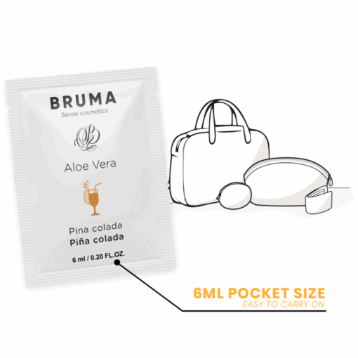 BRUMA – 6 ML GEL DESLIZANTE CON ALOE VERA SABOR A PIÑA COLADA - intimamenities.com