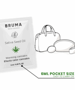 BRUMA – 6 ML GEL DESLIZANTE CON ACEITE DE SEMILLA EFECTO CALOR SABOR CANNABIS - intimamenities.com