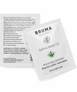 BRUMA – 6 ML GEL DESLIZANTE CON ACEITE DE SEMILLA EFECTO CALOR SABOR CANNABIS - intimamenities.com