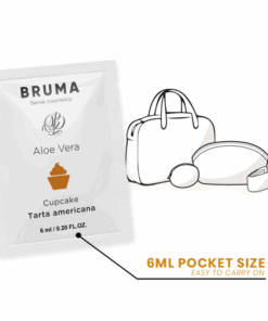 BRUMA – 6 ML GEL DESLIZANTE CON ALOE VERA SABOR A TARTA AMERICANA - intimamenities.com