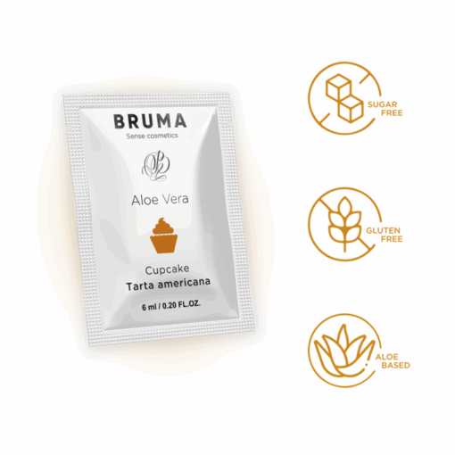 BRUMA – 6 ML GEL DESLIZANTE CON ALOE VERA SABOR A TARTA AMERICANA - intimamenities.com