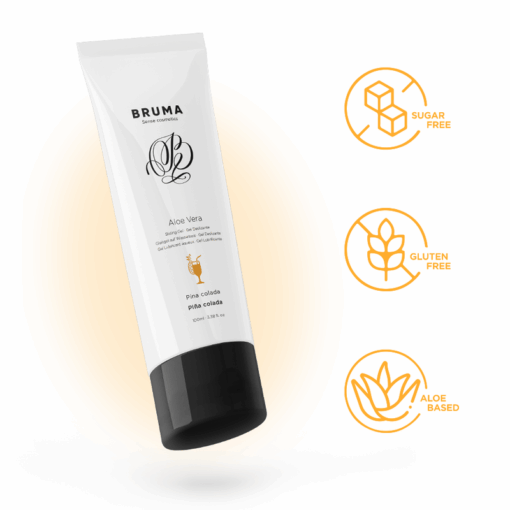 BRUMA – GEL DESLIZANTE CON ALOE VERA SABOR A PIÑA COLADA 100 ML - intimamenities.com