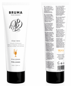 BRUMA – GEL DESLIZANTE CON ALOE VERA SABOR A PIÑA COLADA 100 ML - intimamenities.com