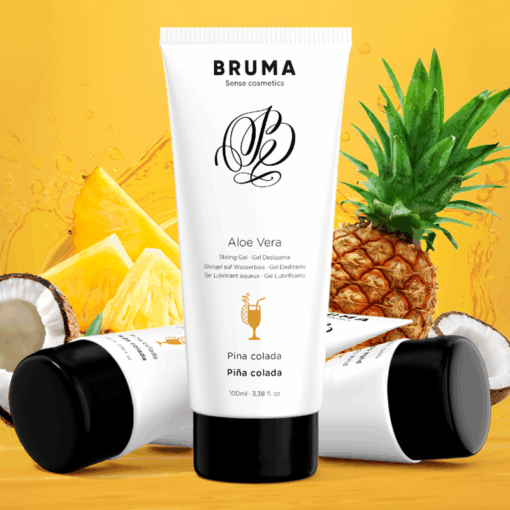 BRUMA – GEL DESLIZANTE CON ALOE VERA SABOR A PIÑA COLADA 100 ML - intimamenities.com